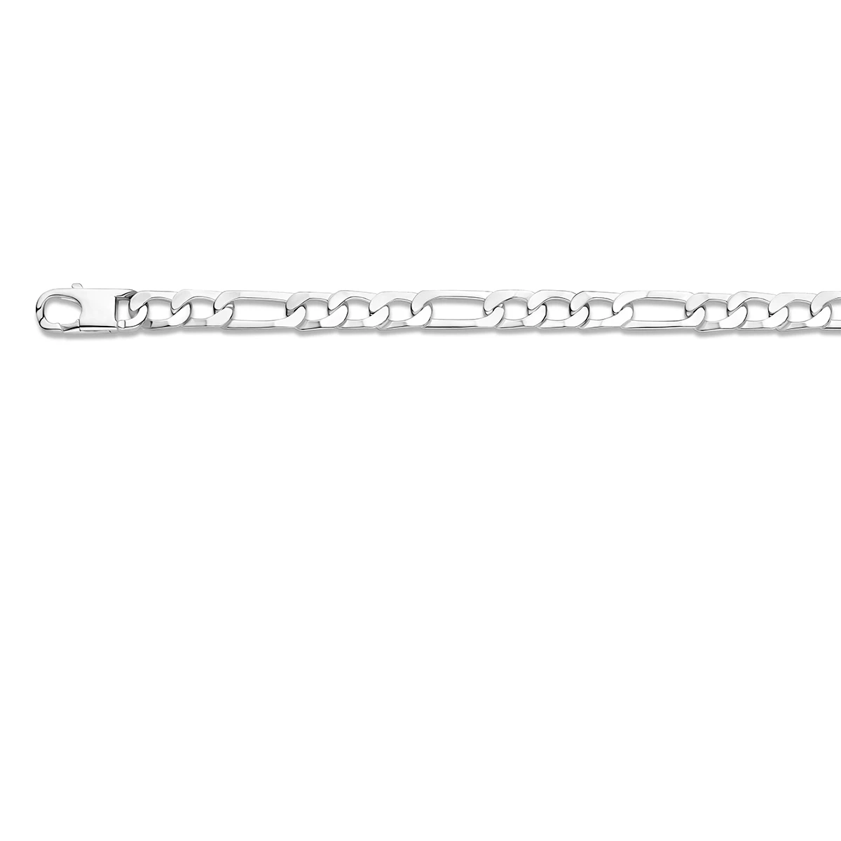 figaro 7,0 mm zilver wit