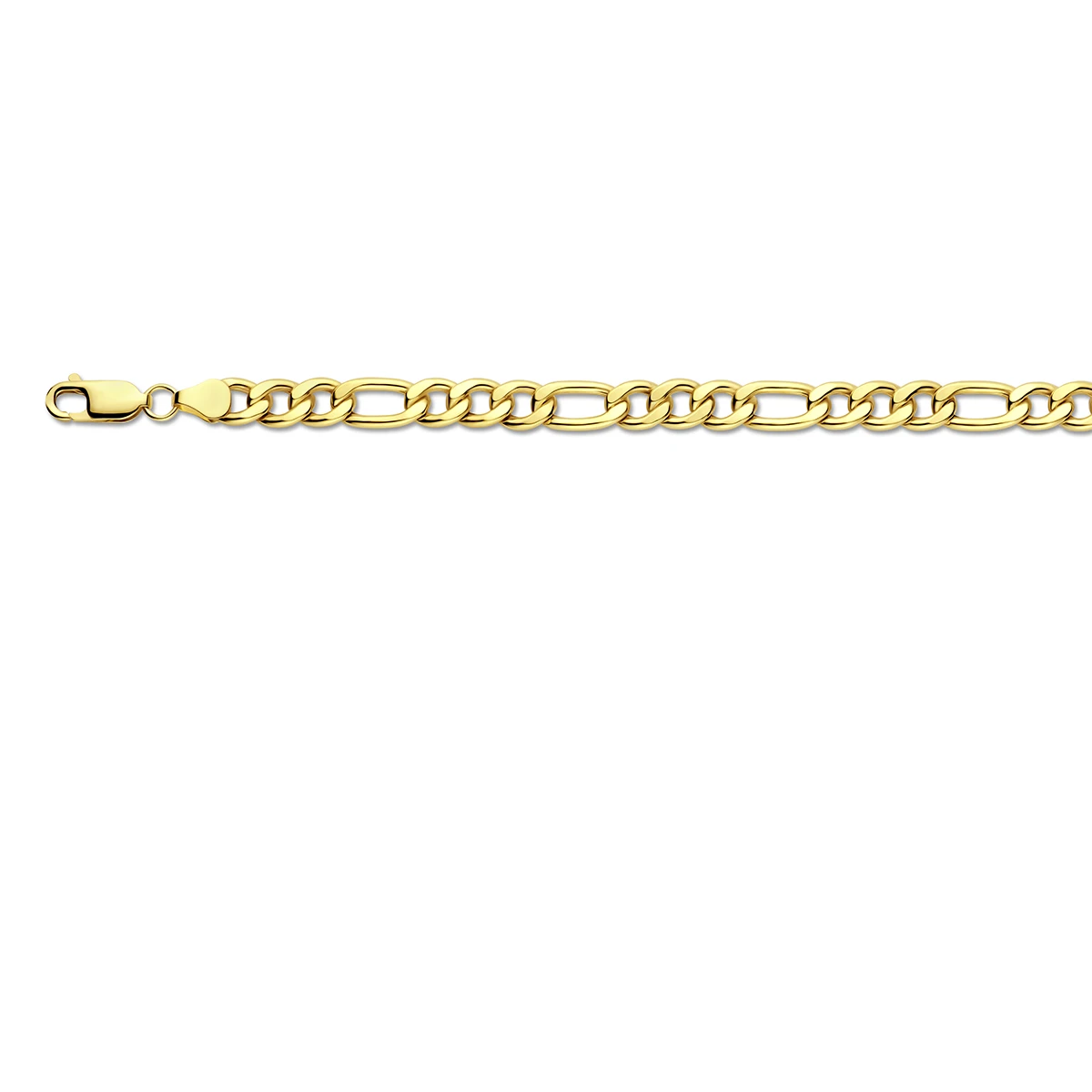 figaro massief 7,0 mm silgold (geel met zilverkern)