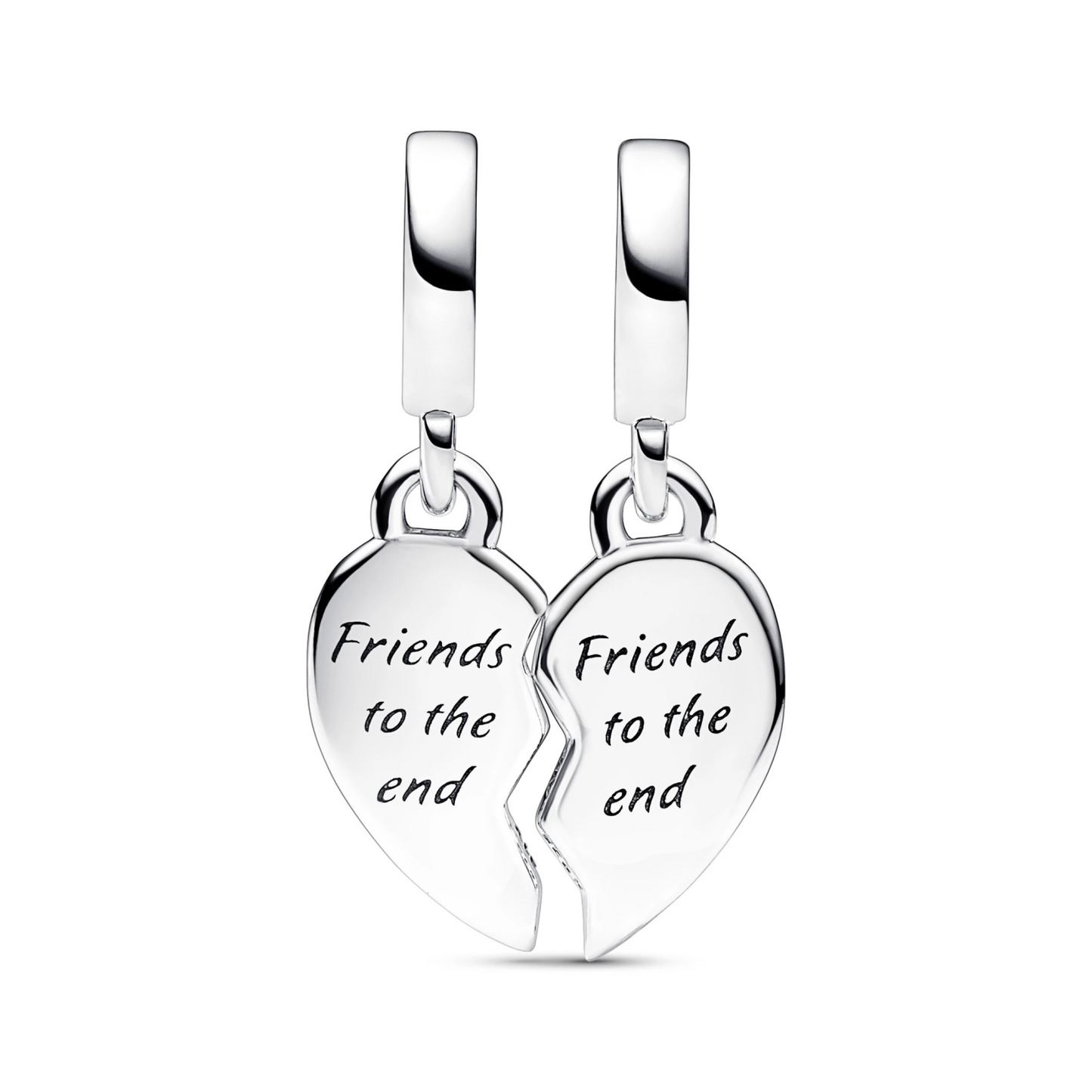 Friends deelbaar hart hangende bedel
