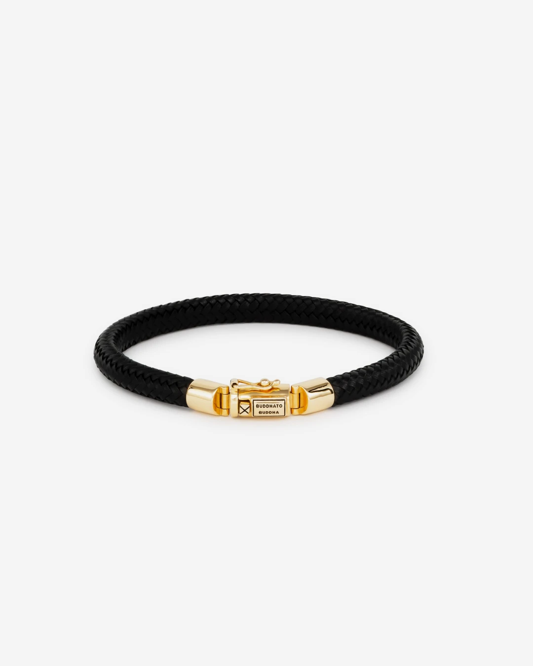 G003 E - Bennett Leather Gold Bracelet YG 14kt - G141010030205