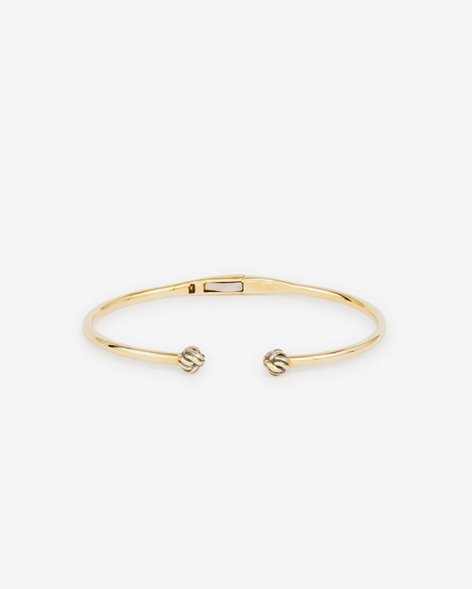 G017 D - Refined Katja Gold Bangle YG 14kt