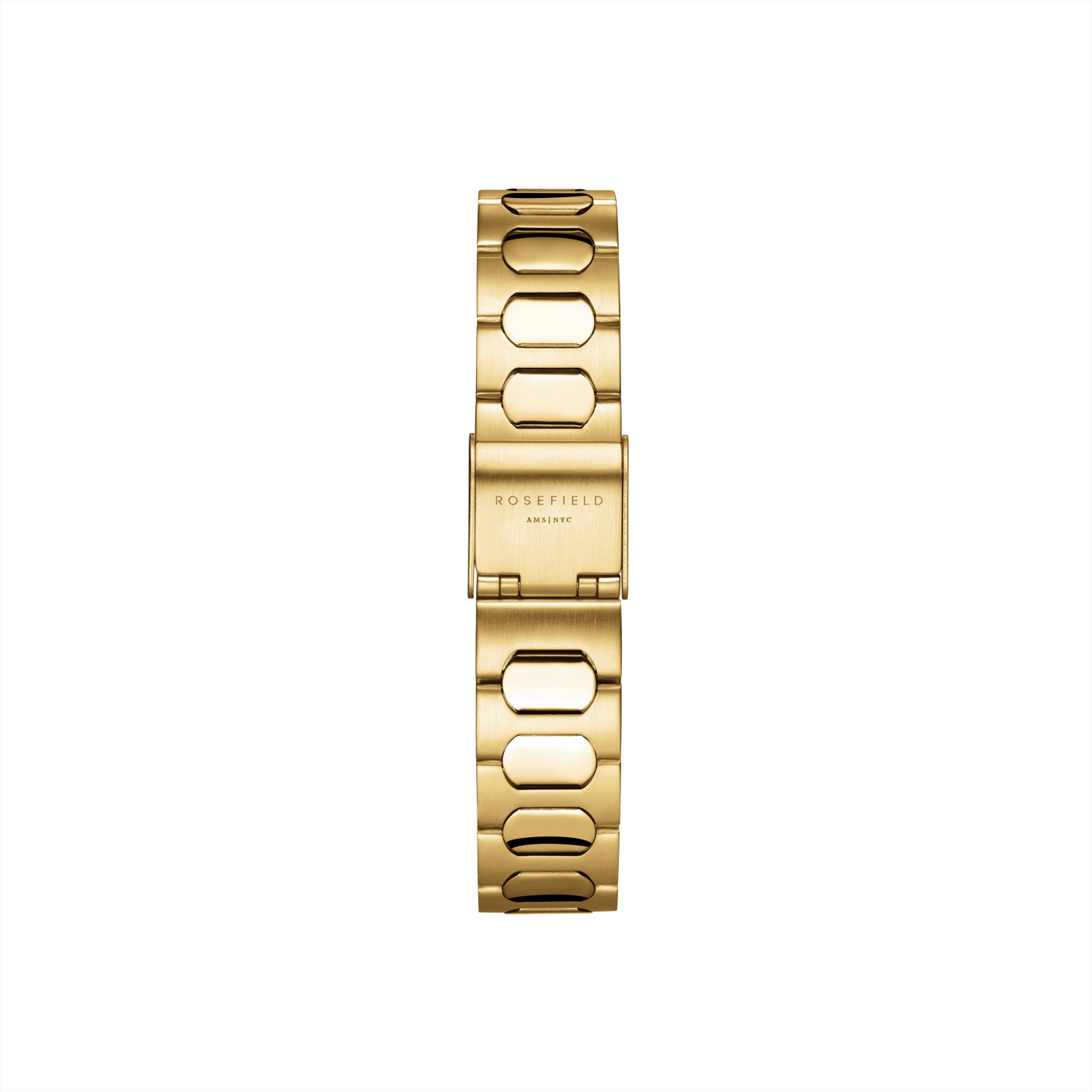 Gaia Roman Indexes Gold / Cilinder Steel Strap Matte & Shine Gold
