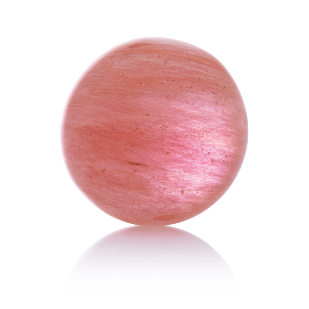 Gemstone - Cherry Quartz - Polished 14mm