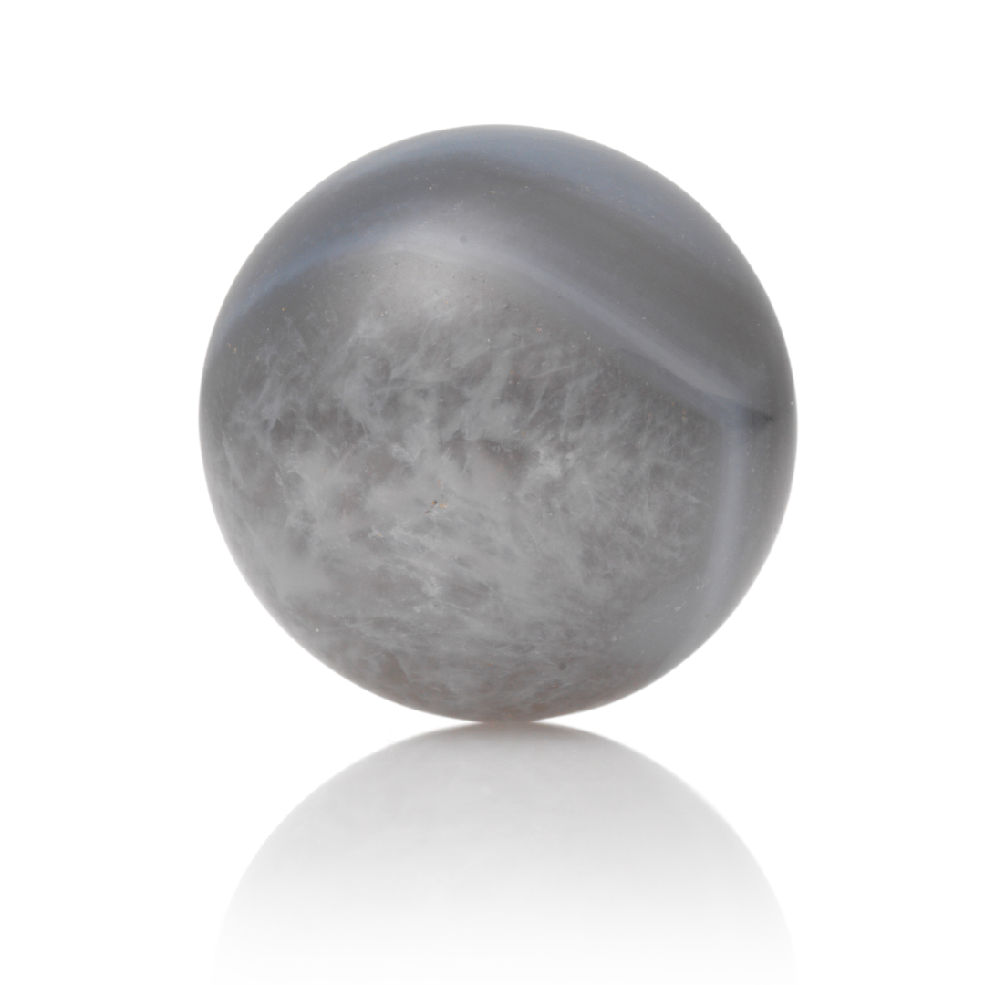 Gemstone - Grey Agate - Polished 20mm