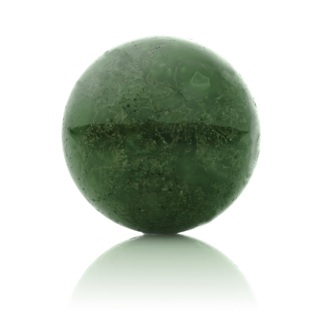 Gemstone - Moss agate - Polished 20mm