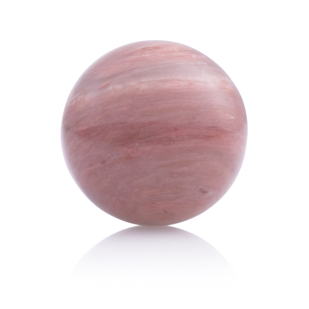 Gemstone - Pink Rhodonite - Polished 14mm