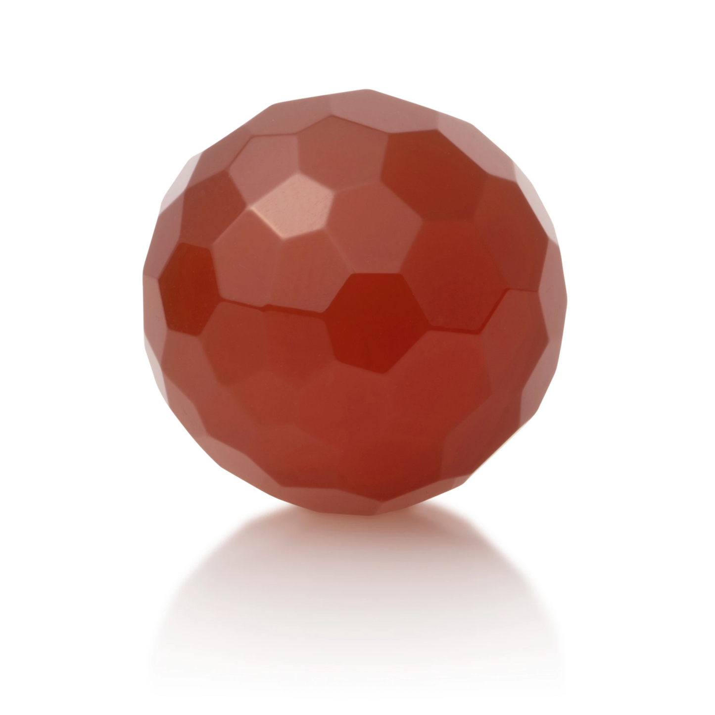Gemstone - Red Agate - Facet 14mm