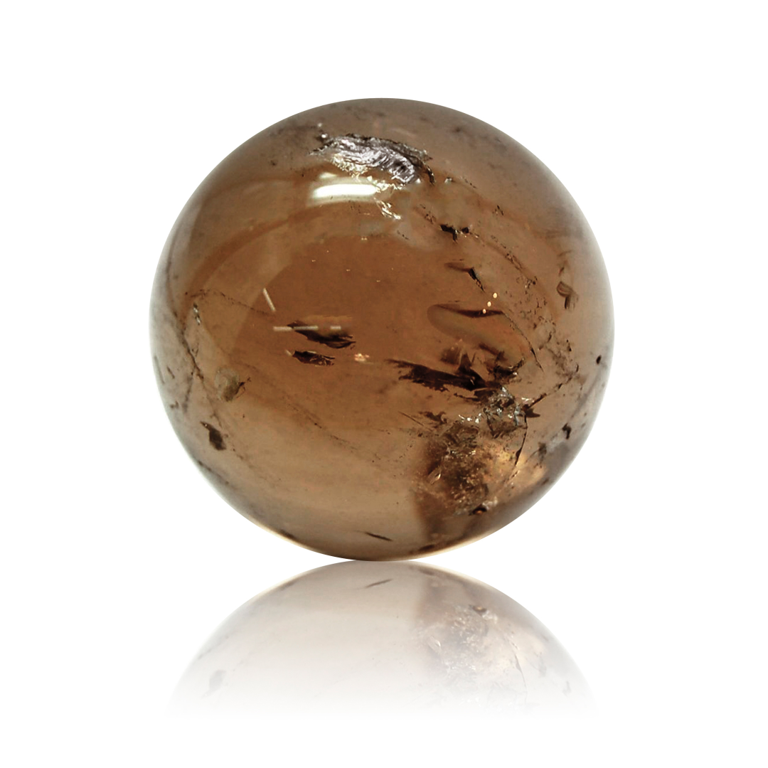 Gemstone - Smoky Quartz - Polished 14mm