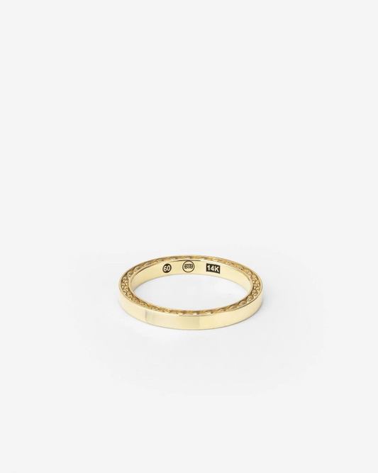 George Mini Gladde Ring 14kt Goud