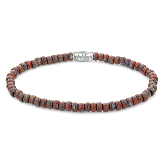 Glass Rocks Red Jazz - 4mm M --