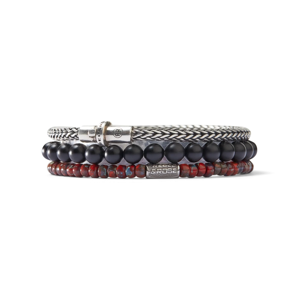 Glass Rocks Red Jazz - 4mm M --