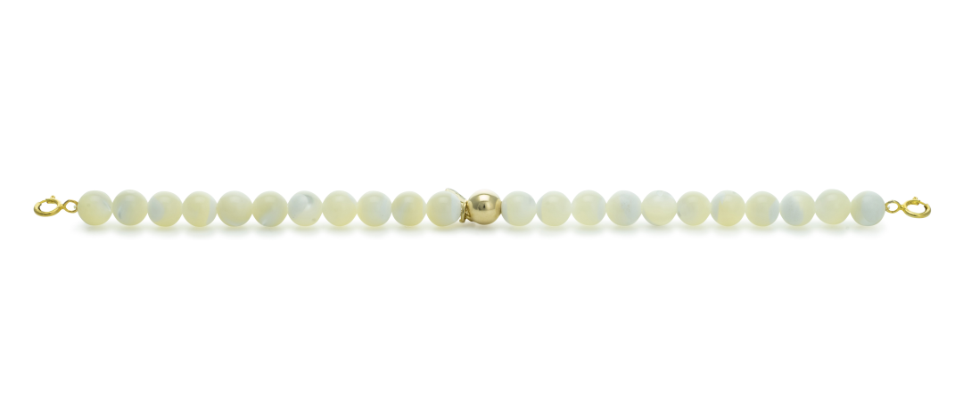 Gold Clasp - Bracelet 6mm Pearl