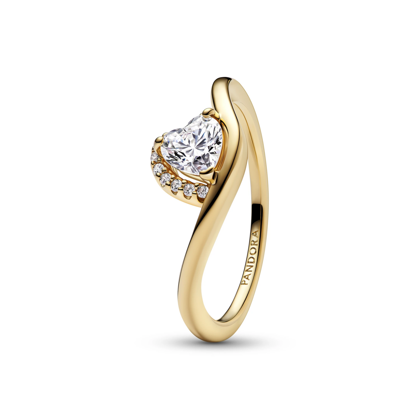 Golvende Hart Ring