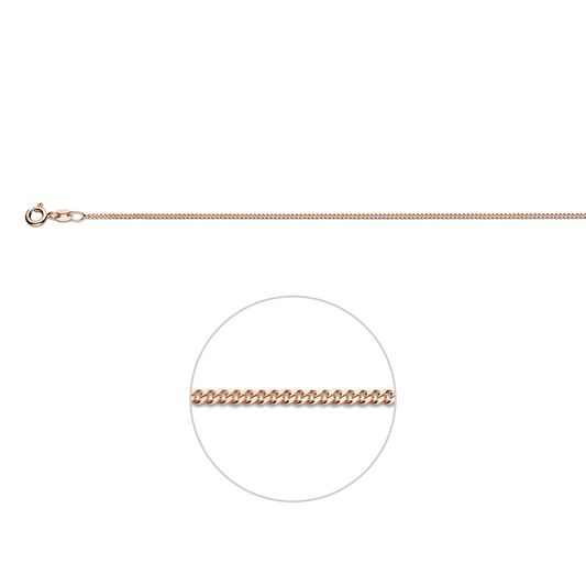 gourmette 1,2 mm 14K roségoud