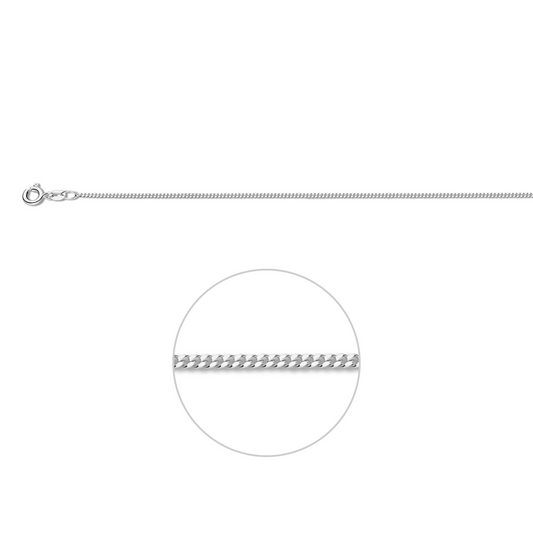 gourmette 1,2 mm 14K witgoud