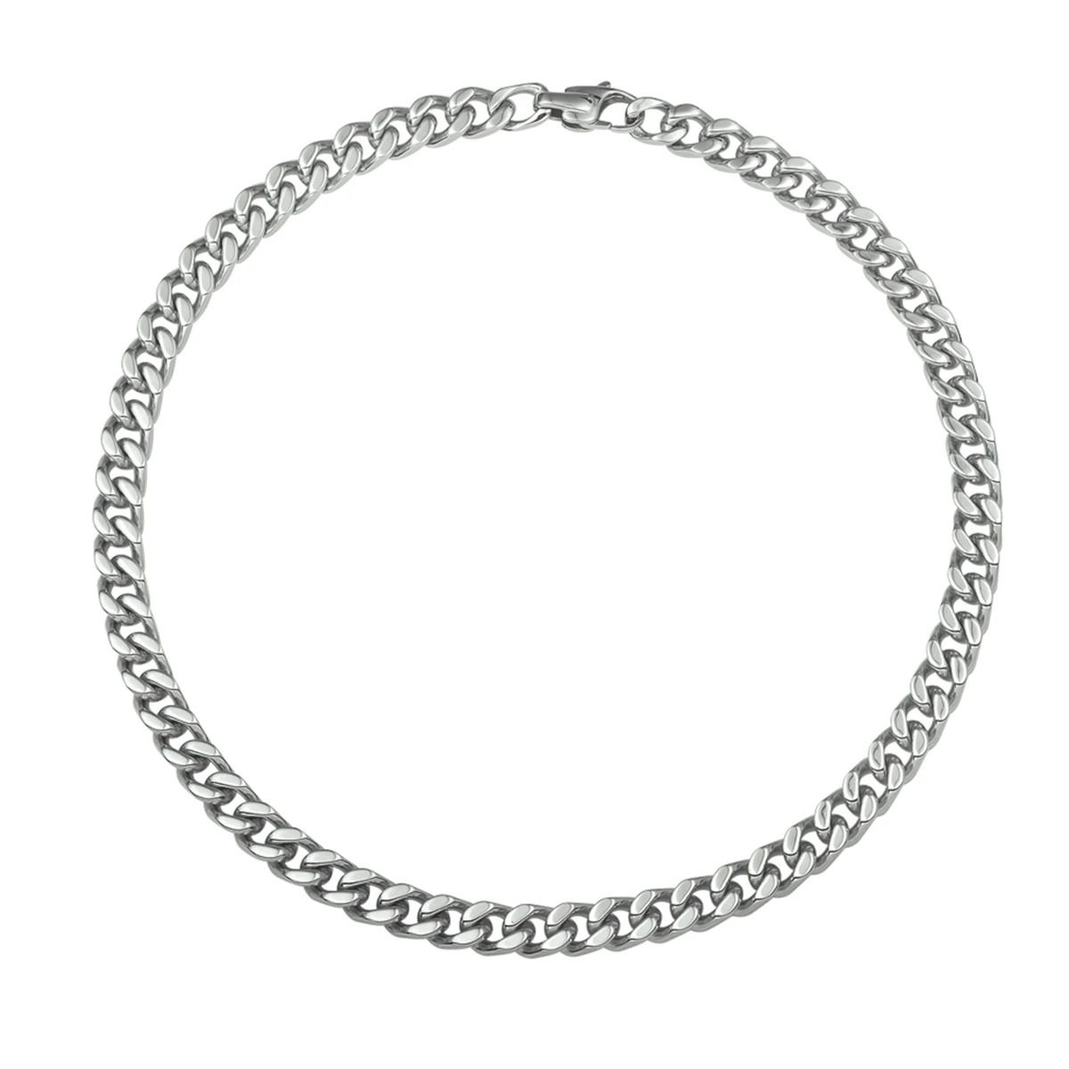 gourmette 4-zijdes geslepen 9,3 mm edelstaal