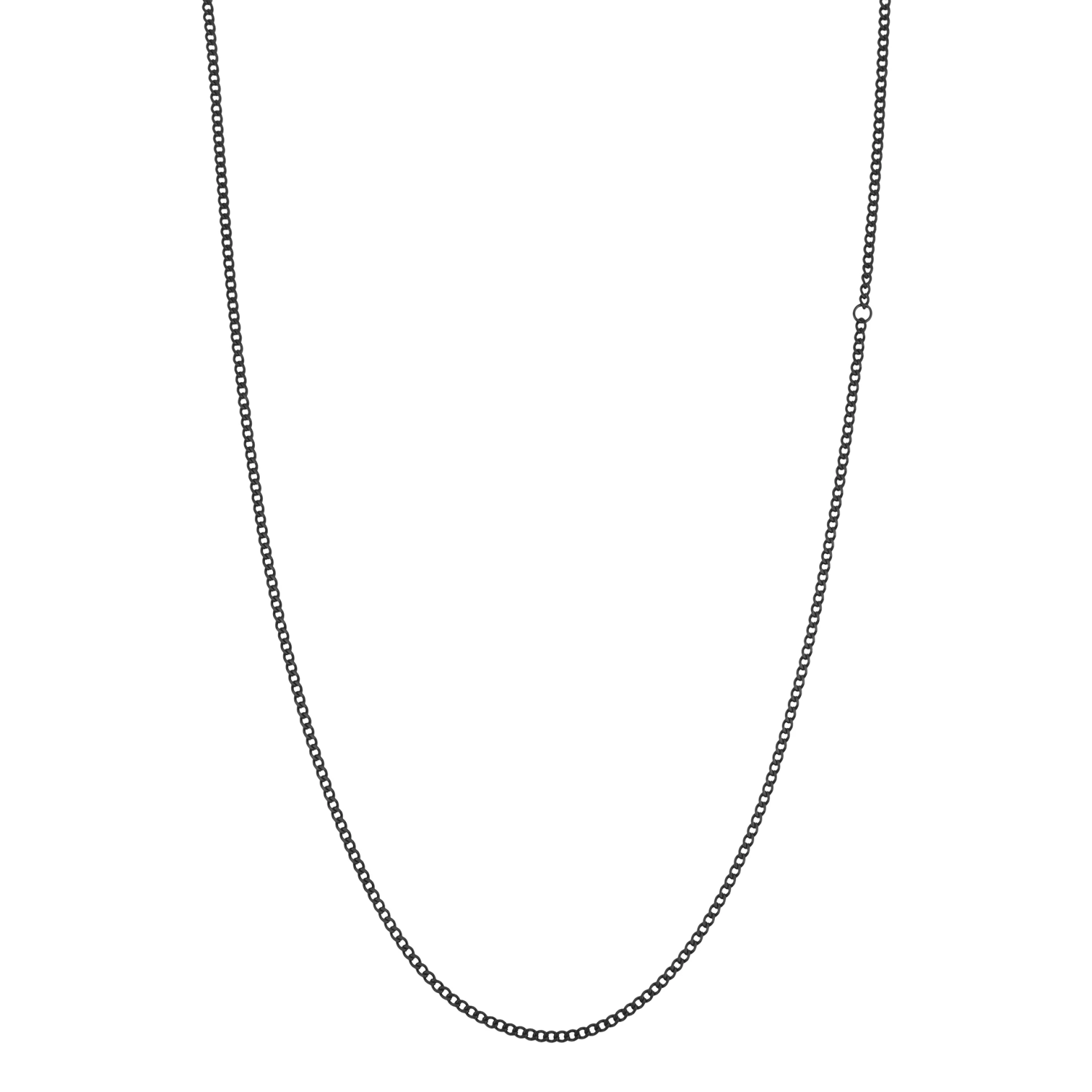 Gourmette Three - Noir  (21,0cm)