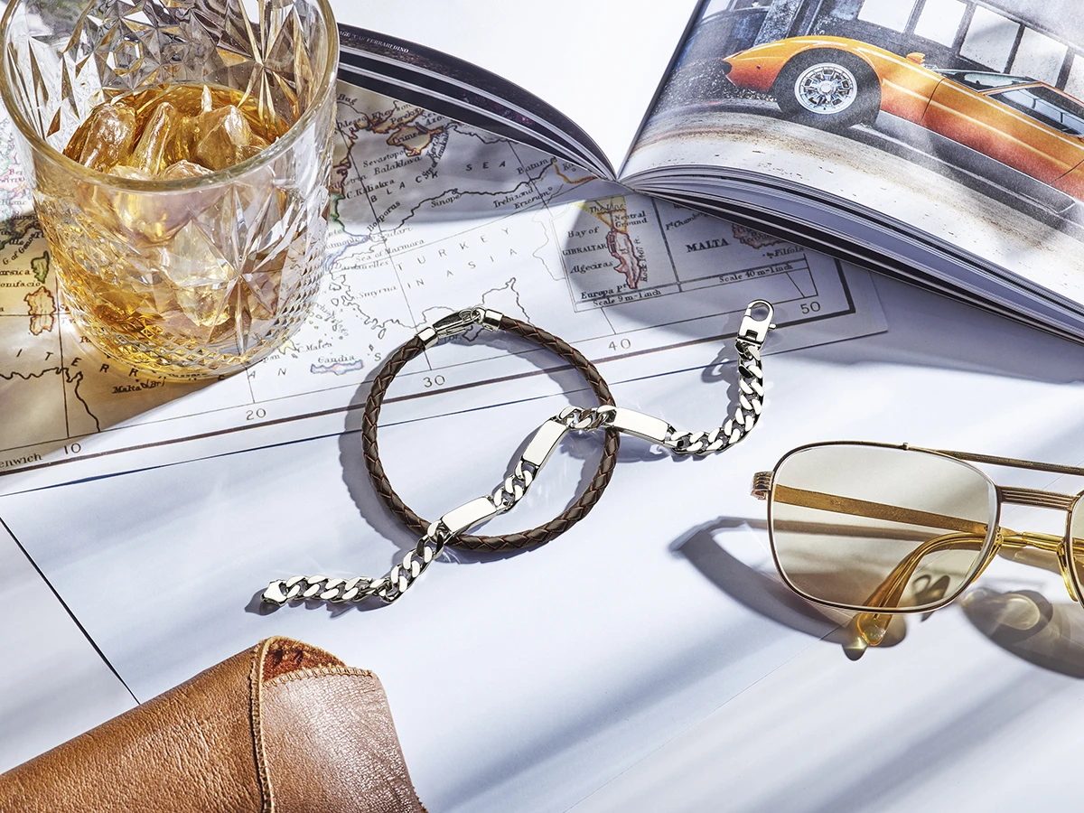 graveerarmband gourmette 6 zijdes geslepen plaat 5,0 mm zilver gerhodineerd