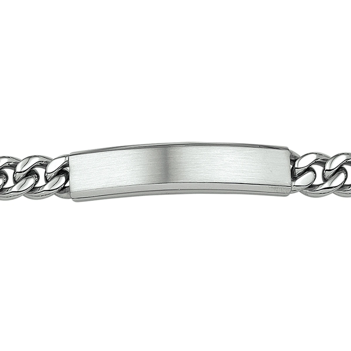 graveerarmband gourmette 9 mm edelstaal