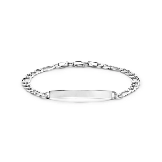 graveerarmband zilver gerhodineerd