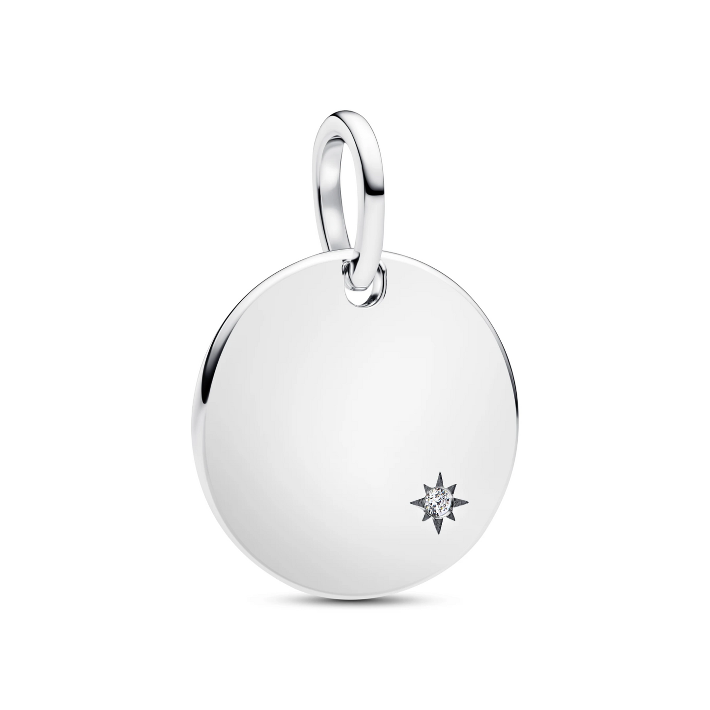 Graveerbare hanger met in het laboratorium gekweekte diamant