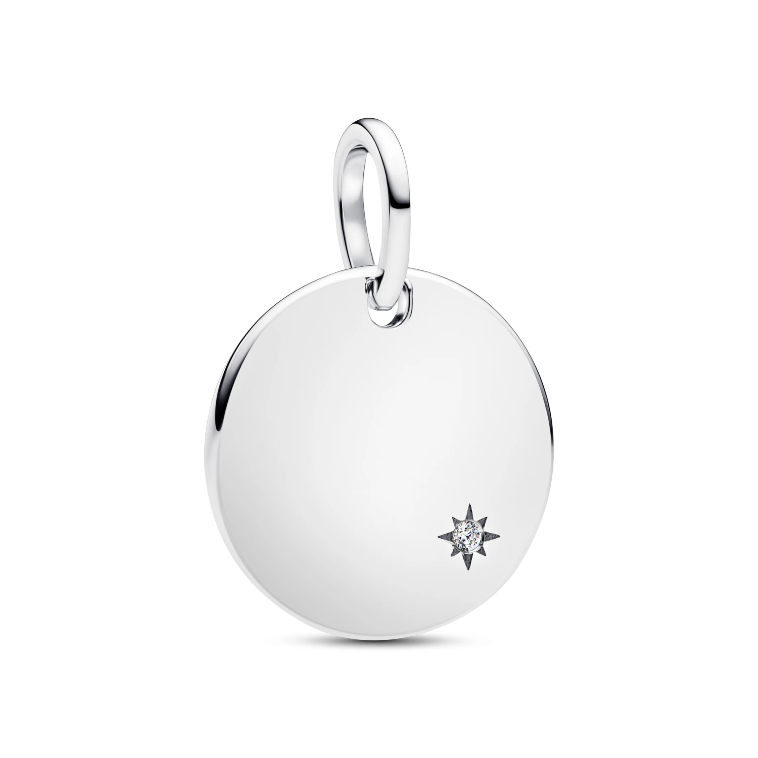 Graveerbare hanger met in het laboratorium gekweekte diamant