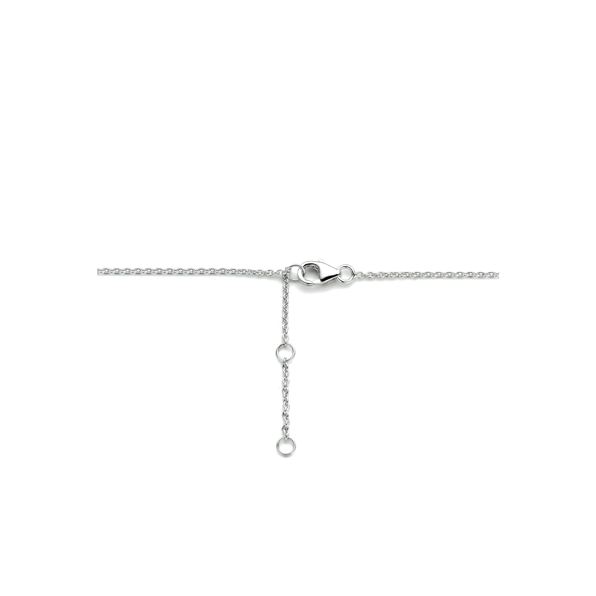 graveercollier ovaal 40 - 42 - 44 cm zilver gerhodineerd