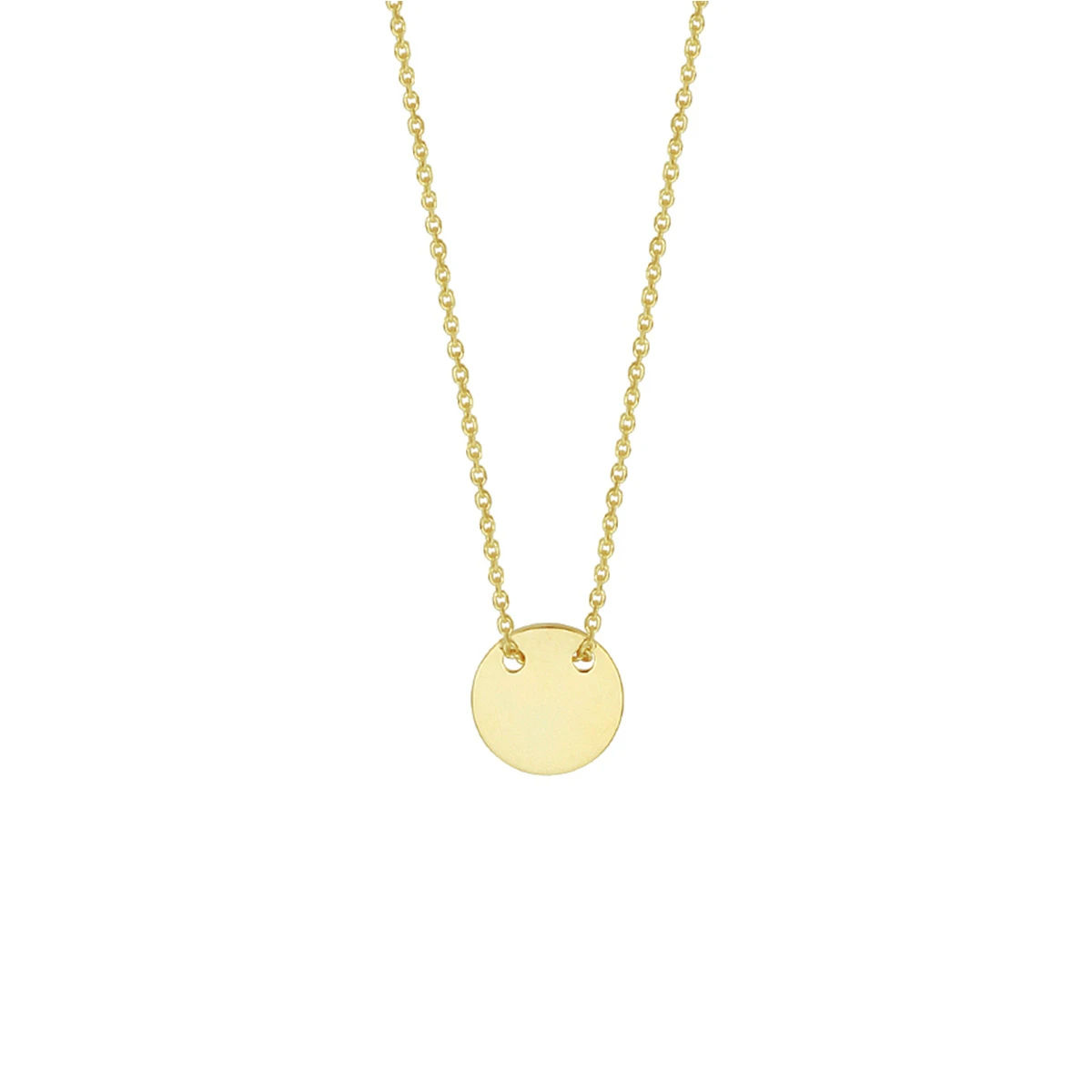 graveercollier rondje 40 - 42 cm 14K geelgoud