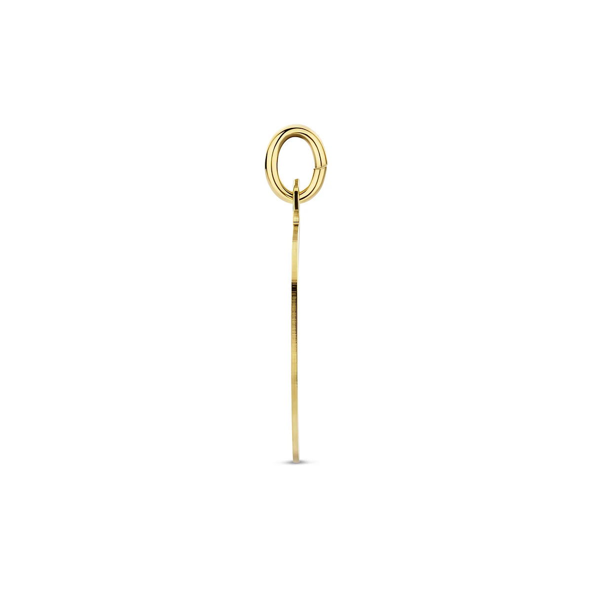 graveerhanger 14K geelgoud
