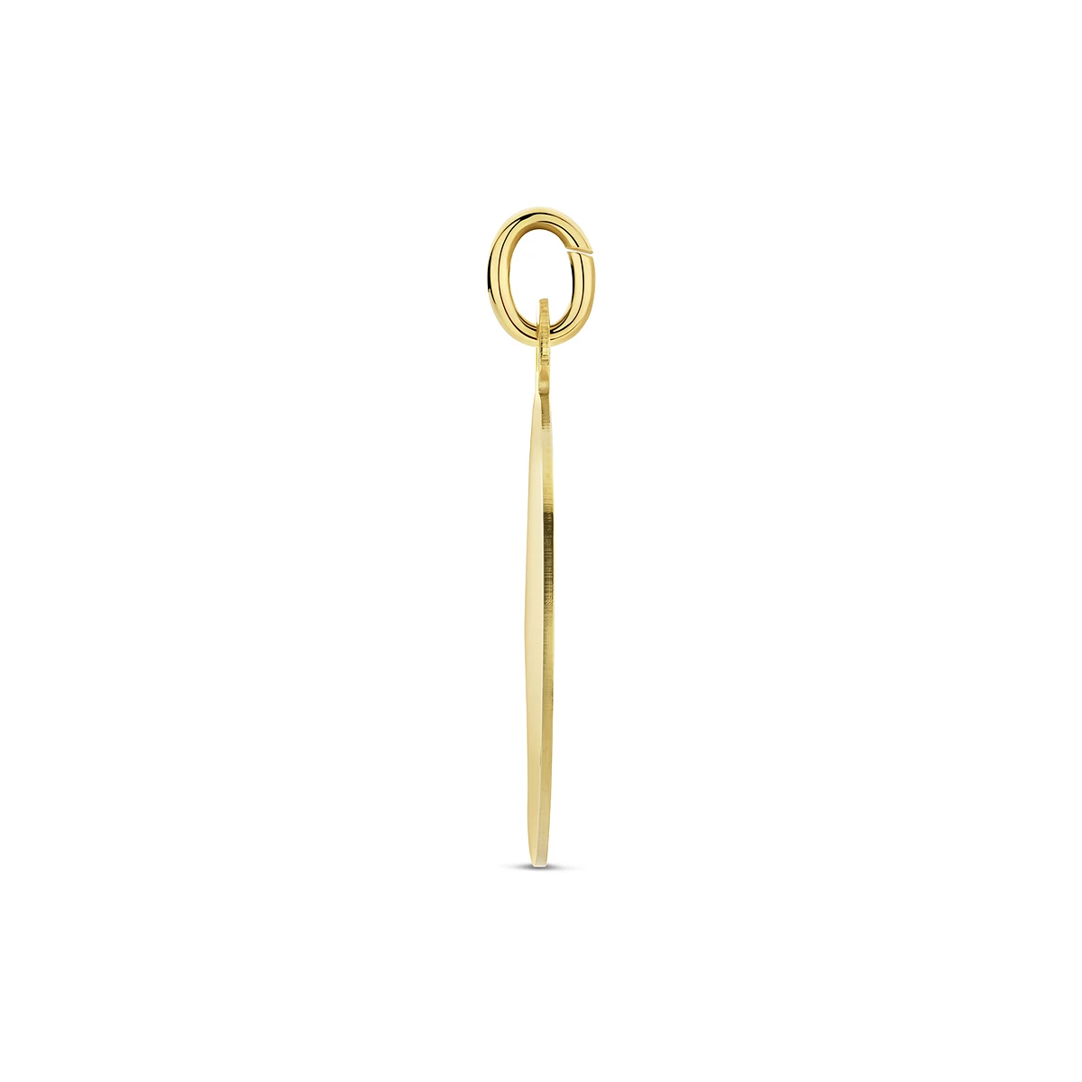 graveerhanger 14K geelgoud