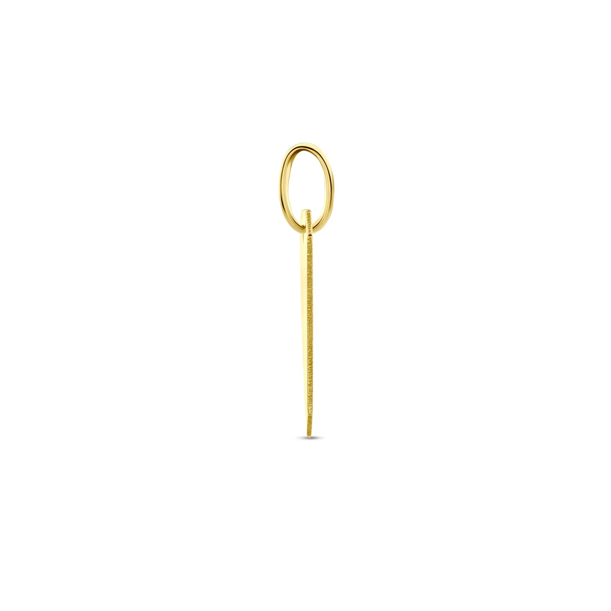 graveerhanger 20 mm 14K geelgoud