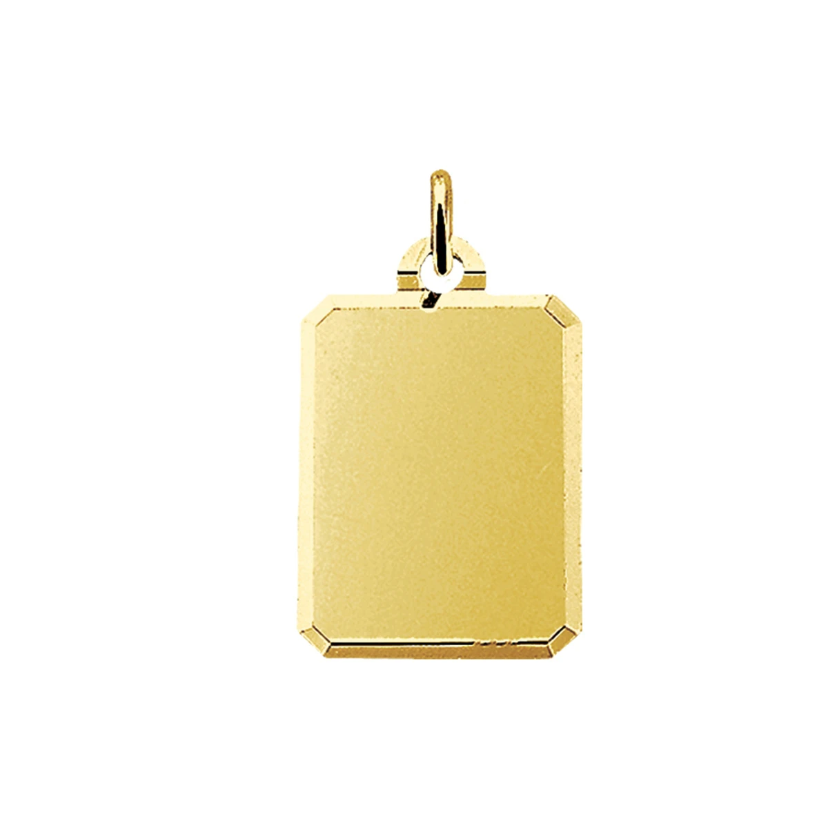 graveerhanger gediamanteerd 14K geelgoud