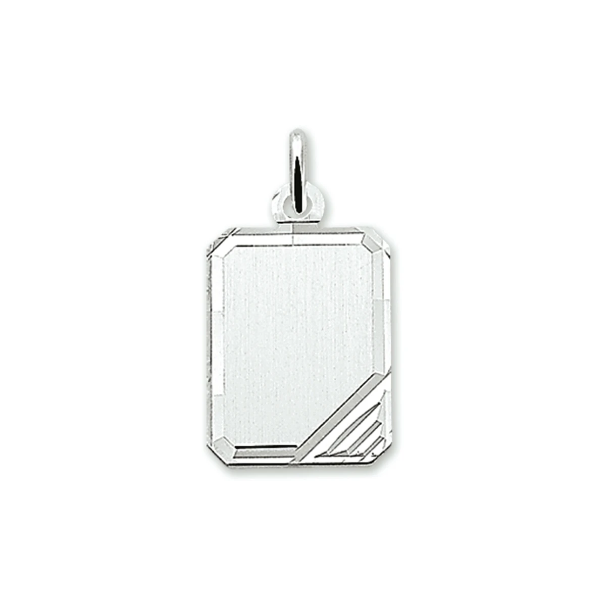 graveerhanger gediamanteerd zilver gerhodineerd