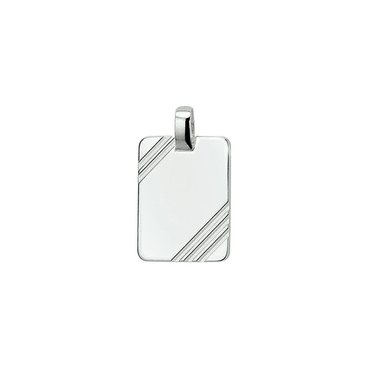 graveerhanger gediamanteerd zilver gerhodineerd