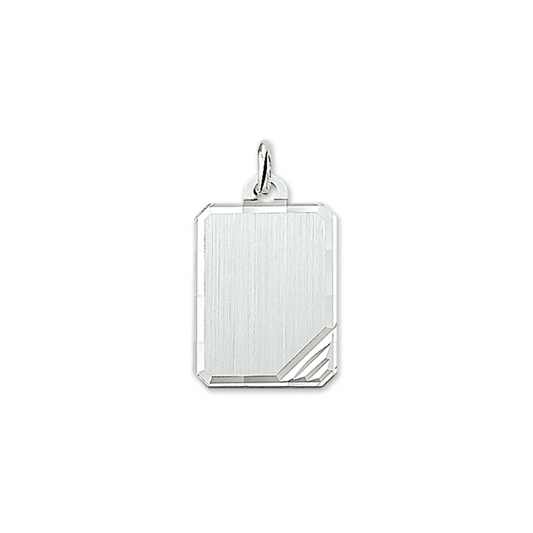 graveerhanger gediamanteerd zilver gerhodineerd