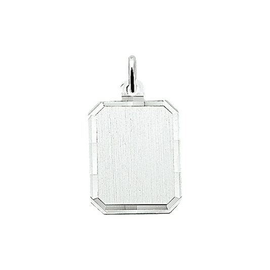 graveerhanger gediamanteerd zilver gerhodineerd