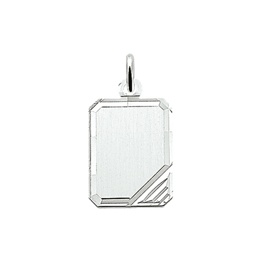 graveerhanger gediamanteerd zilver wit