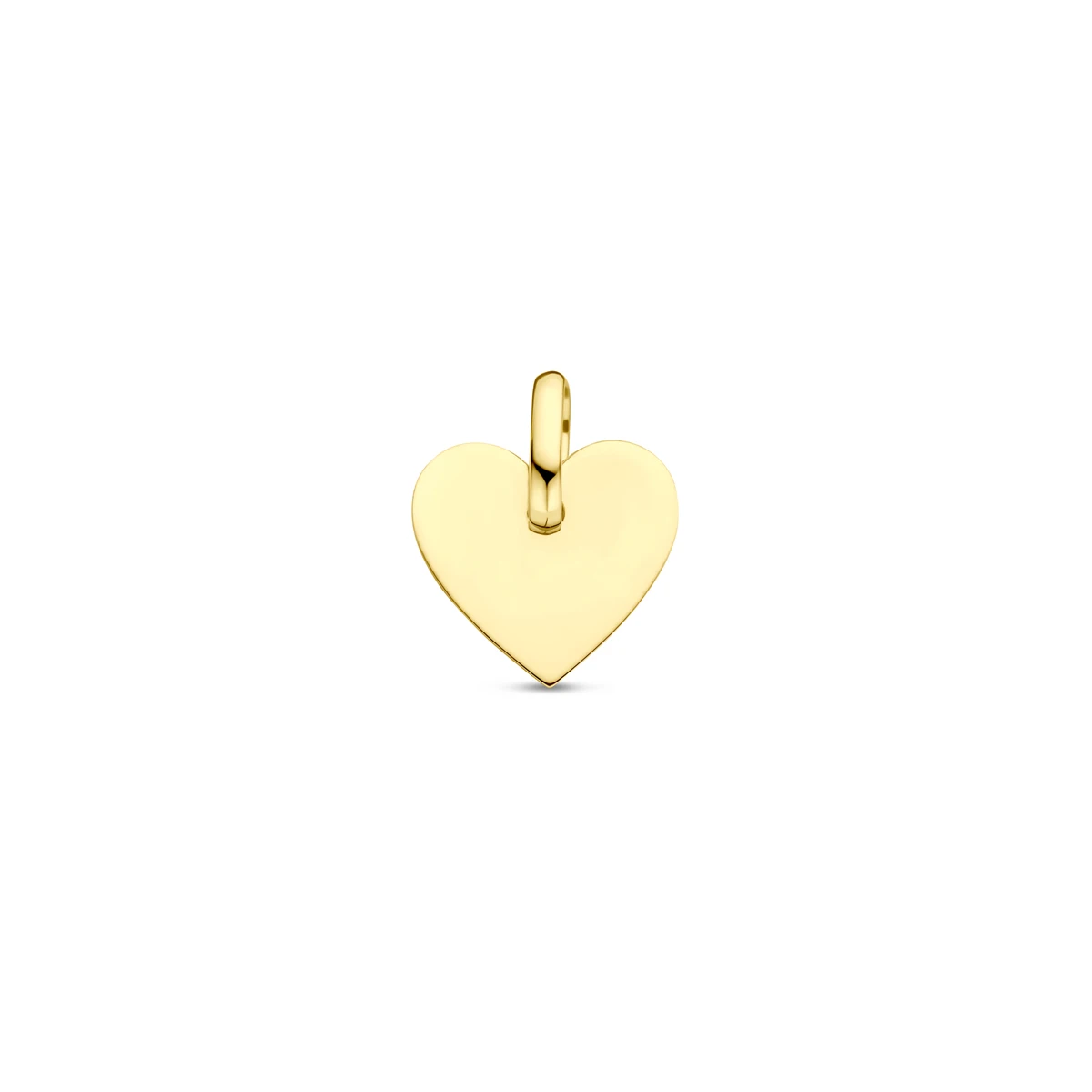 graveerhanger hart 14K geelgoud