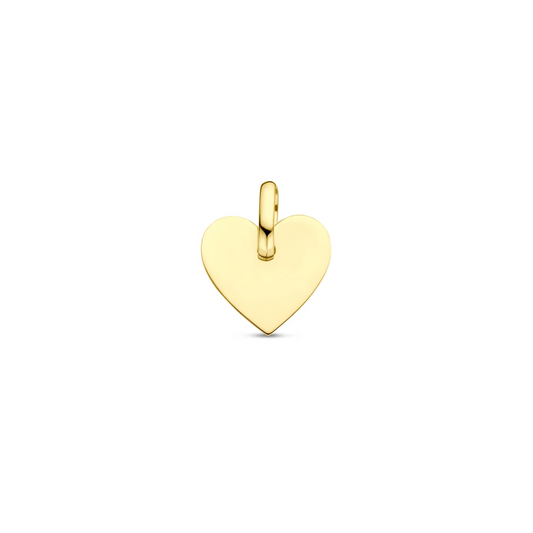 graveerhanger hart 14K geelgoud