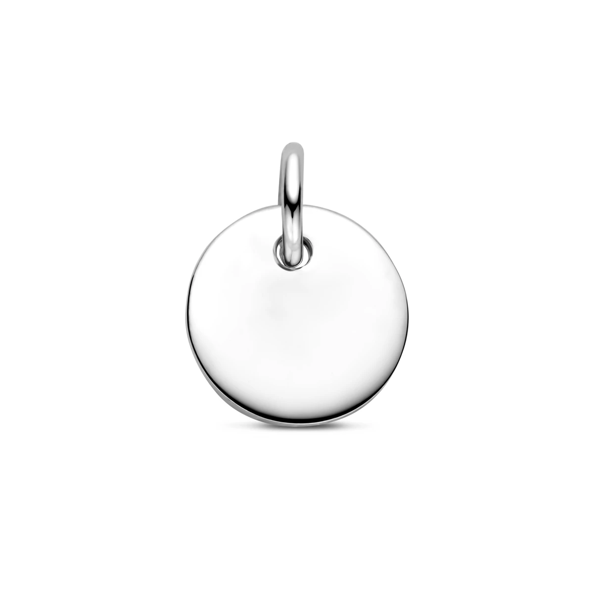 graveerhanger rond zilver gerhodineerd