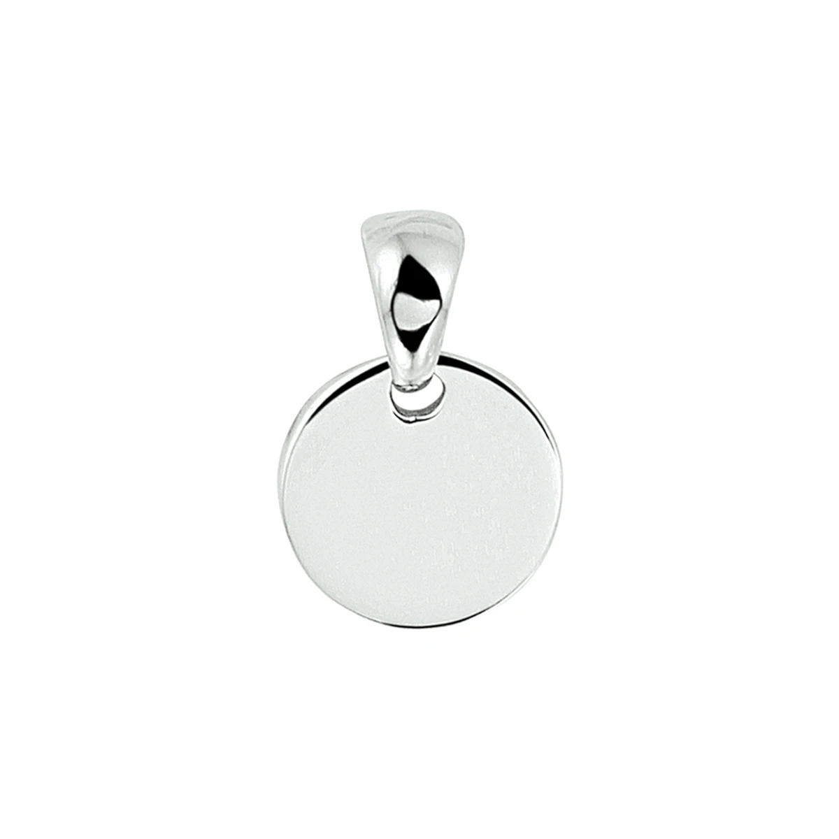 graveerhanger rond zilver gerhodineerd