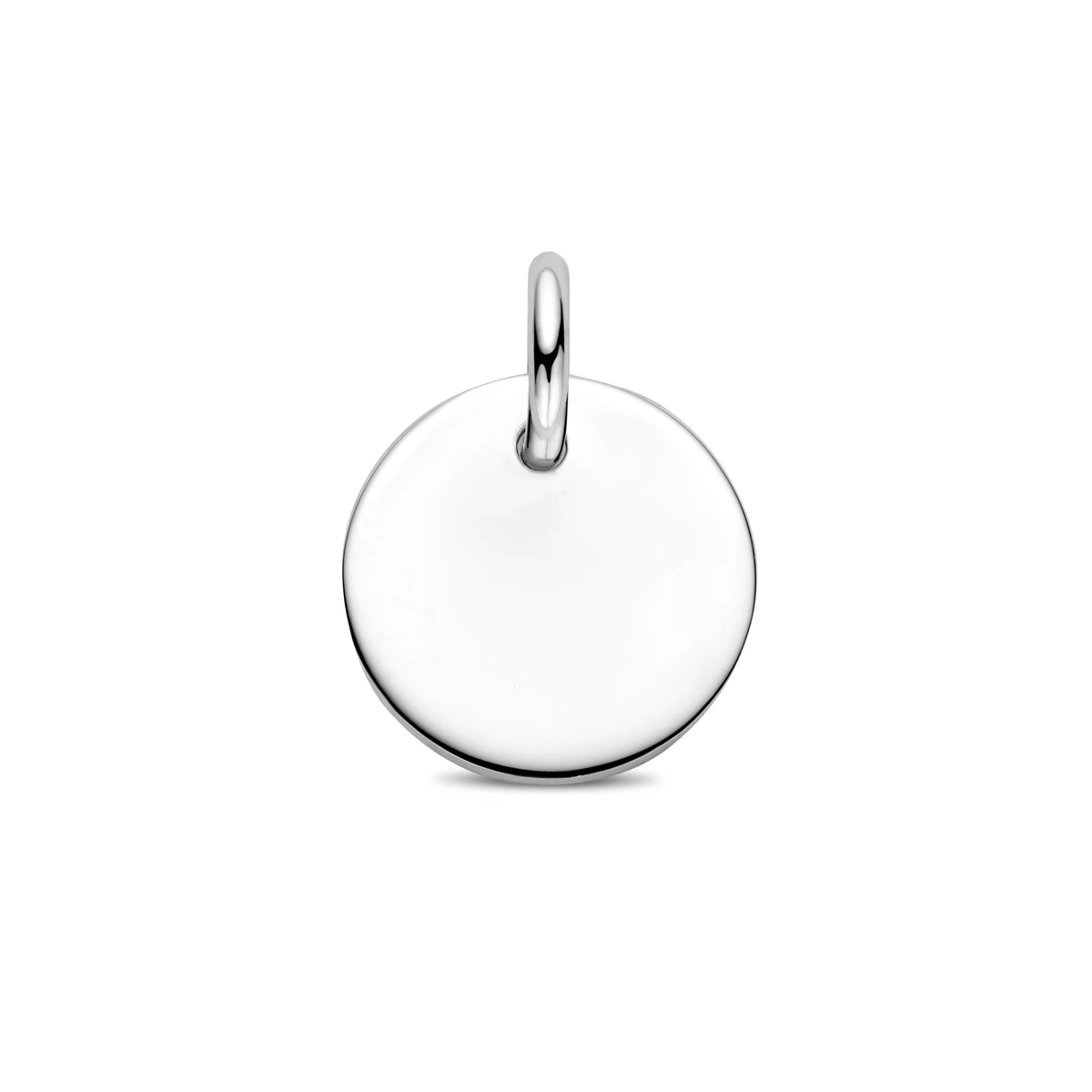 graveerhanger rond zilver gerhodineerd