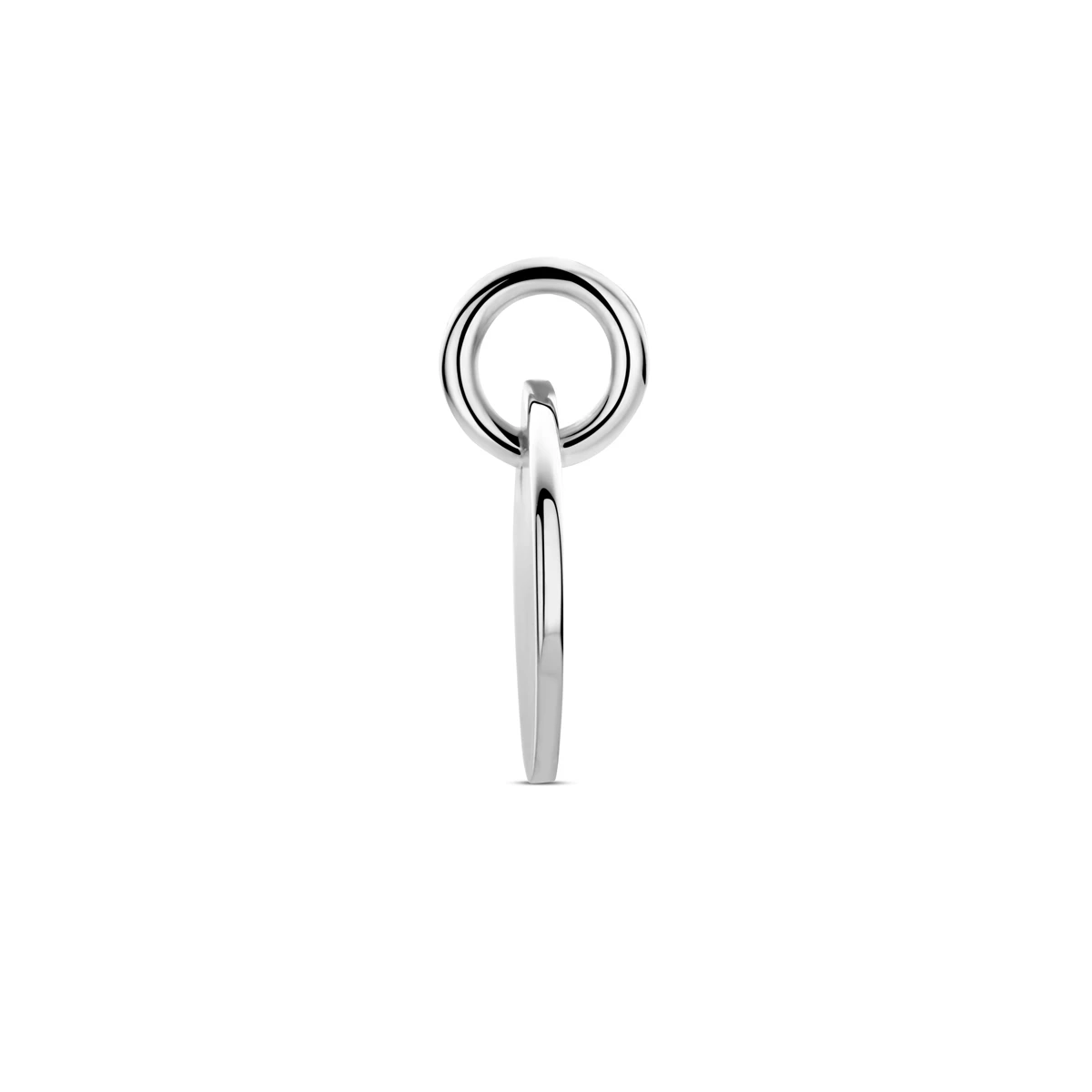 graveerhanger rond zilver gerhodineerd