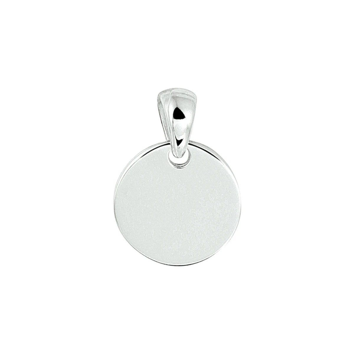 graveerhanger rond zilver gerhodineerd