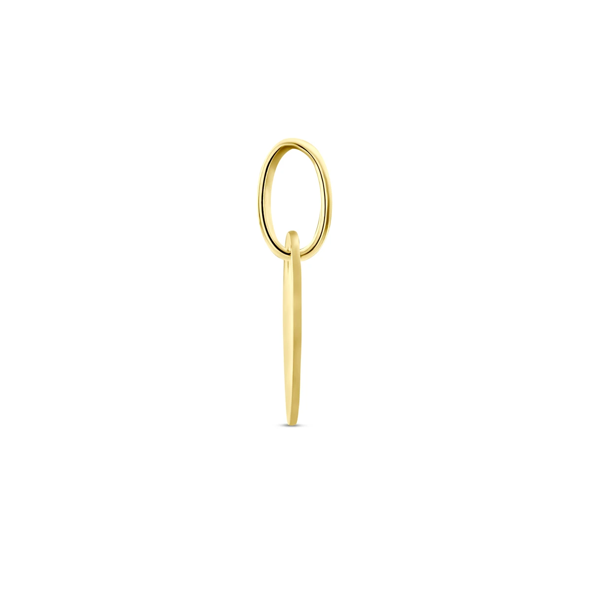graveerhanger rondje 14K geelgoud
