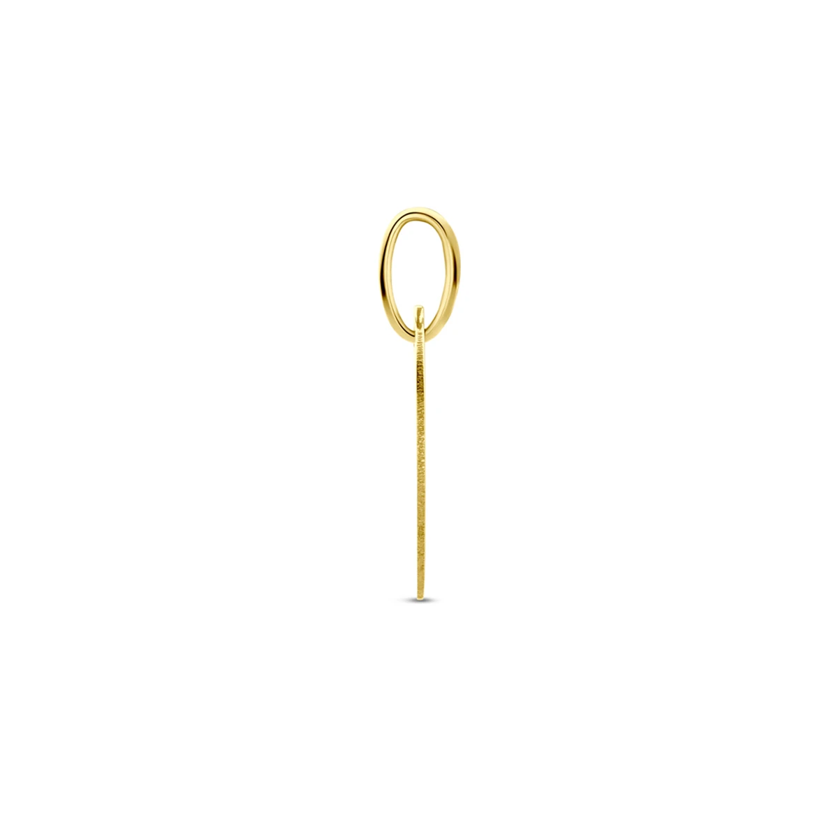 graveerhanger rondje 14K geelgoud