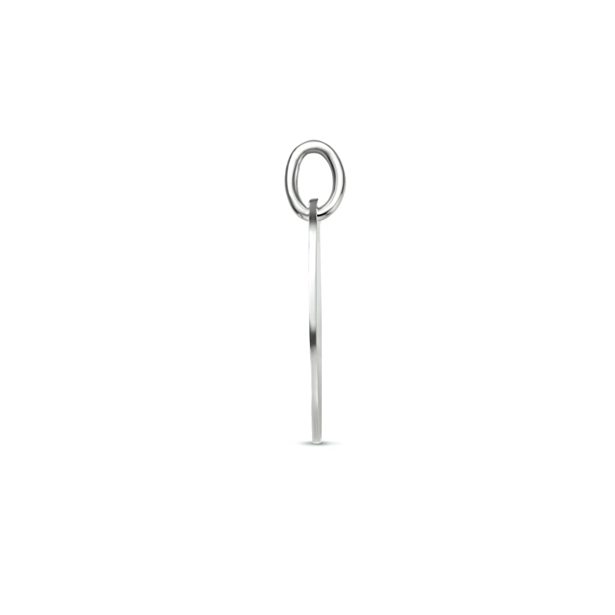 graveerhanger rondje zilver gerhodineerd