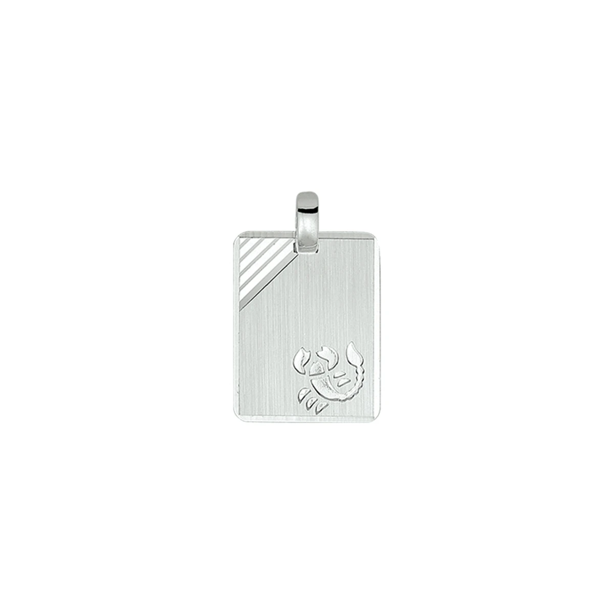 graveerhanger sterrenbeeld gediamanteerd zilver gerhodineerd