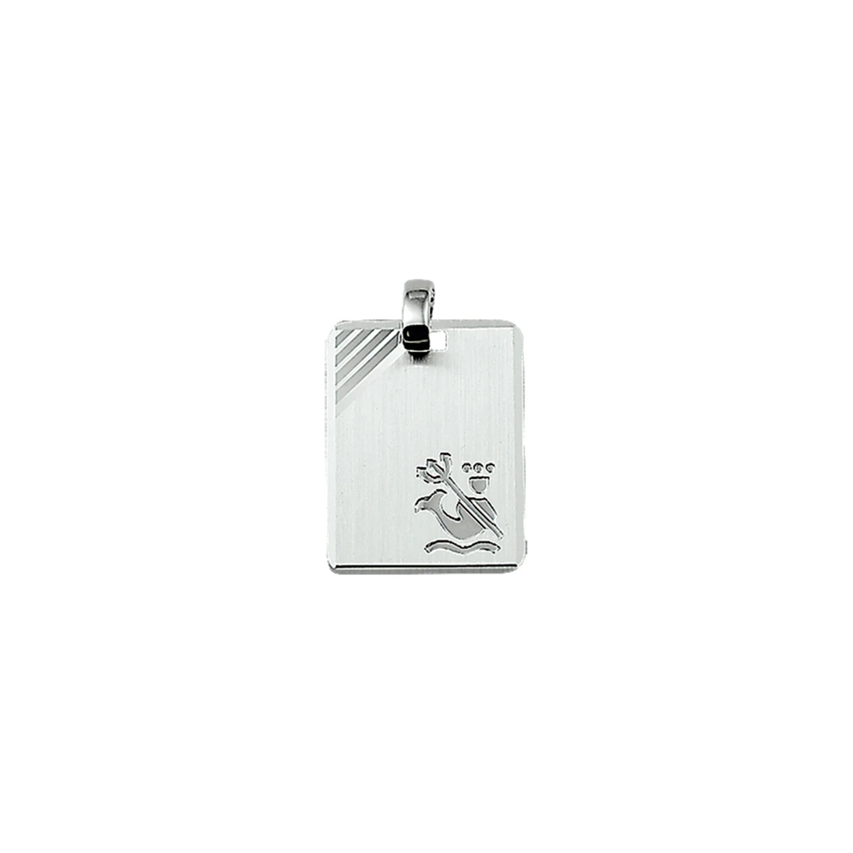 graveerhanger sterrenbeeld gediamanteerd zilver gerhodineerd