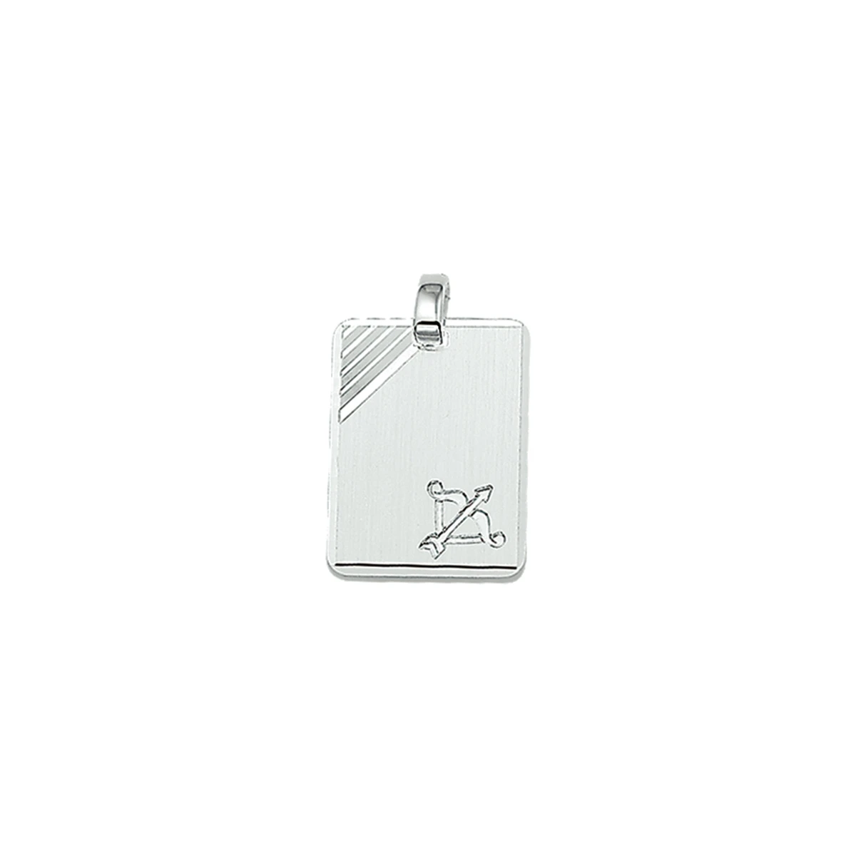 graveerhanger sterrenbeeld gediamanteerd zilver gerhodineerd